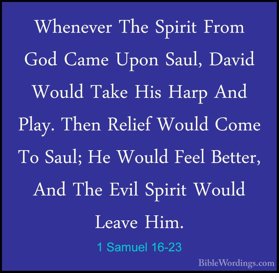 1 Samuel 16 Holy Bible English