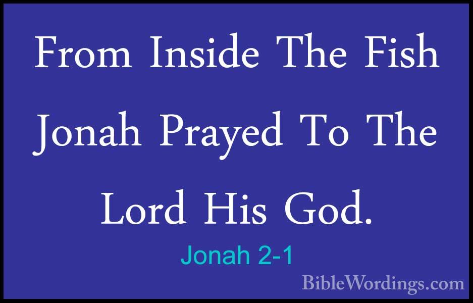 Image result for jonah 2:1