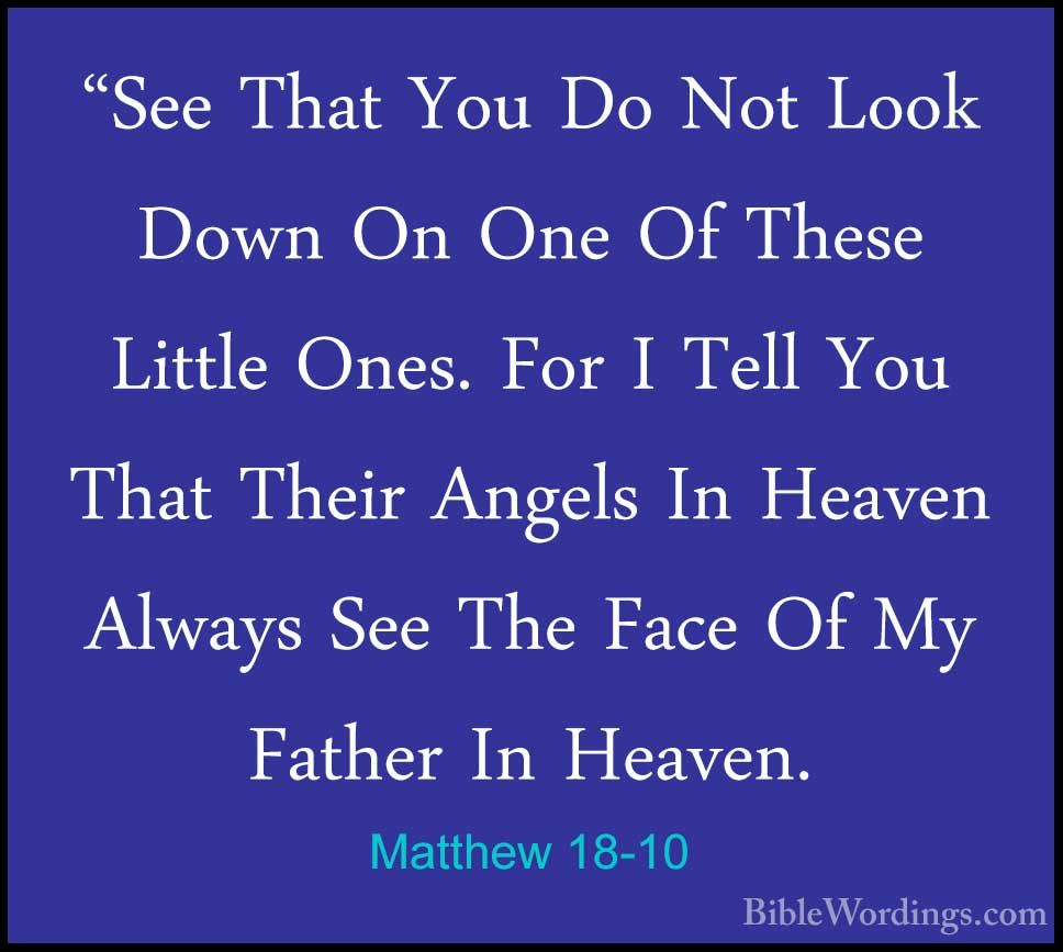 Matthew 18 - Holy Bible English - BibleWordings.com