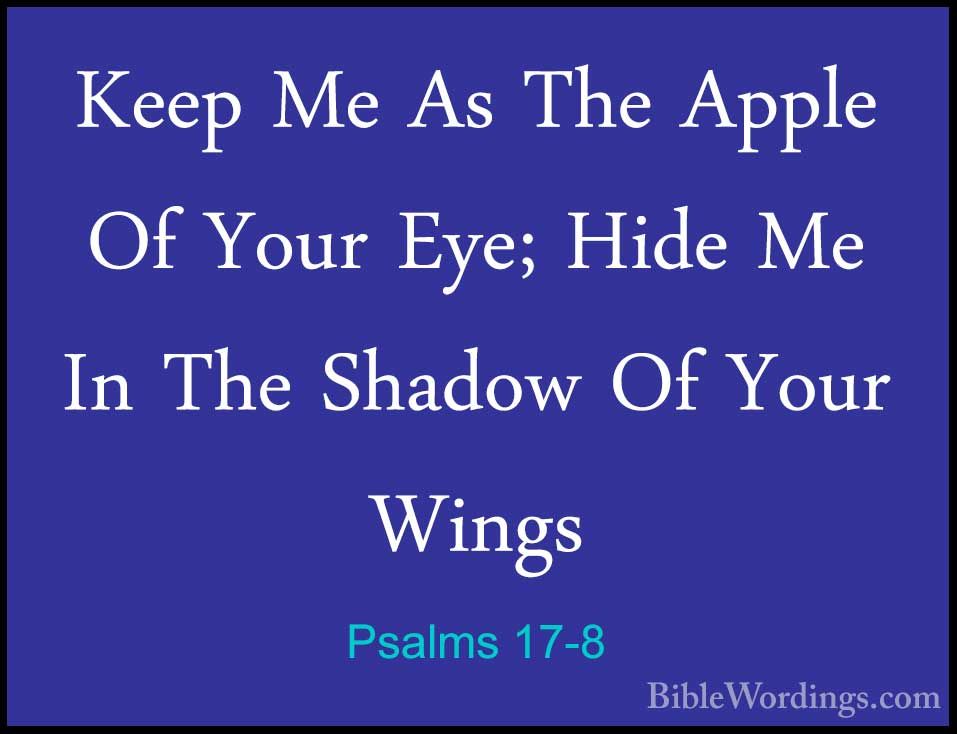 Psalms 17 - Holy Bible English - BibleWordings.com